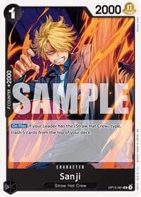 Sanji (OP15-081) - Adventure on Kami's Island - One Piece Card Game card