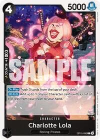 Charlotte Lola - Adventure on Kami's Island - One Piece Card Game card
