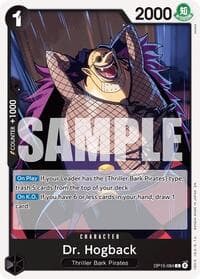 Dr. Hogback - Adventure on Kami's Island - One Piece Card Game card