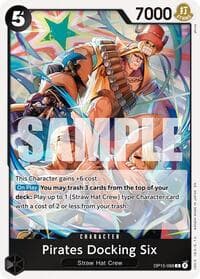 Pirates Docking Six - Adventure on Kami's Island - One Piece Card Game card