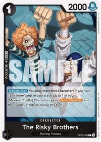 The Risky Brothers - Adventure on Kami's Island - One Piece Card Game card