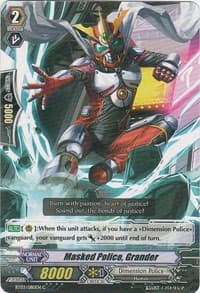 Masked Police, Grander - BT03: Demonic Lord Invasion - Cardfight Vanguard card