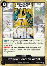 Swallow Bond en Avant - Adventure on Kami's Island - One Piece Card Game card