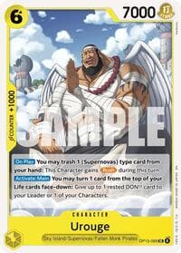 Urouge - Adventure on Kami's Island - One Piece Card Game card