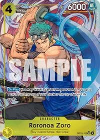Roronoa Zoro (OP15-113) (Alternate Art) - Adventure on Kami's Island - One Piece Card Game card