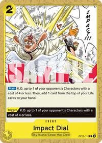 Impact Dial - Adventure on Kami's Island - One Piece Card Game card