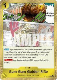 Gum-Gum Golden Rifle - Adventure on Kami's Island - One Piece Card Game card