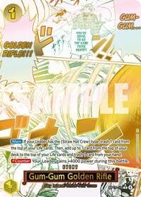 Gum-Gum Golden Rifle (Alternate Art) - Adventure on Kami's Island - One Piece Card Game card