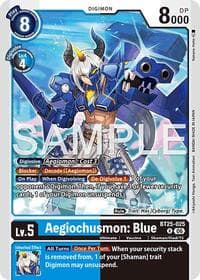 Aegiochusmon: Blue - Dual Revolution - Digimon Card Game card