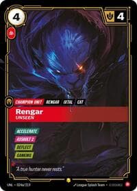 Rengar, Unseen (Alternate Art) - Unleashed - Riftbound: League of Legends Trading Card Game card