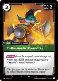 Enthusiastic Promoter - Unleashed - Riftbound: League of Legends Trading Card Game card