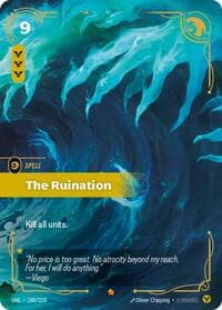 The Ruination - Unleashed - Riftbound: League of Legends Trading Card Game card