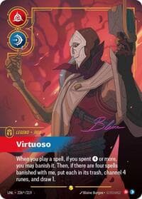 Jhin, Virtuoso (Signature) - Unleashed - Riftbound: League of Legends Trading Card Game card