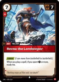 Revna the Lorekeeper - Unleashed - Riftbound: League of Legends Trading Card Game card
