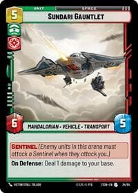 Sundari Gauntlet - Twin Suns - Star Wars: Unlimited card