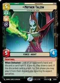 Mother Talzin - Stealing the Spirit - Twin Suns - Star Wars: Unlimited card