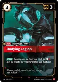Undying Legion - Unleashed - Riftbound: League of Legends Trading Card Game card