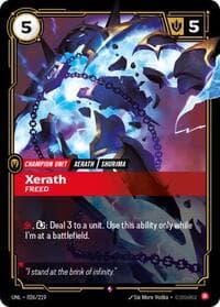 Xerath, Freed - Unleashed - Riftbound: League of Legends Trading Card Game card