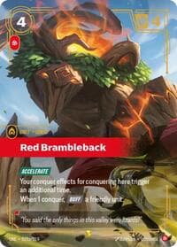 Red Brambleback (Alternate Art) - Unleashed - Riftbound: League of Legends Trading Card Game card