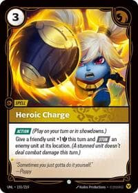 Heroic Charge - Unleashed - Riftbound: League of Legends Trading Card Game card