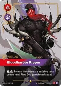 Pyke, Bloodharbor Ripper (Overnumbered) - Unleashed - Riftbound: League of Legends Trading Card Game card