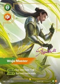 Master Yi, Wuju Master (Signature) - Unleashed - Riftbound: League of Legends Trading Card Game card