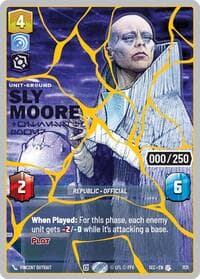 Sly Moore - Witness to Power (Serialized) (Gold) - Secrets of Power - Star Wars: Unlimited card