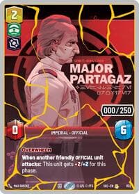 Major Partagaz - Healthcare Provider (Serialized) (Gold) - Secrets of Power - Star Wars: Unlimited card