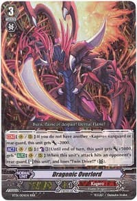 Dragonic Overlord - BT01: Descent of the King of Knights - Cardfight Vanguard card