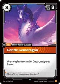 Gentle Gemdragon - Unleashed - Riftbound: League of Legends Trading Card Game card