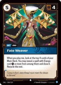 Fate Weaver - Unleashed - Riftbound: League of Legends Trading Card Game card