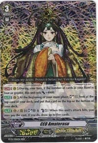 CEO Amaterasu - BT01: Descent of the King of Knights - Cardfight Vanguard card