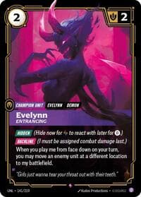 Evelynn, Entrancing - Unleashed - Riftbound: League of Legends Trading Card Game card