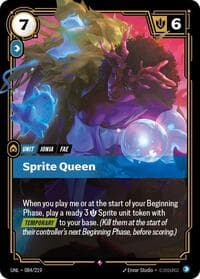 Sprite Queen - Unleashed - Riftbound: League of Legends Trading Card Game card