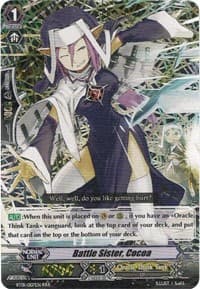Battle Sister, Cocoa - BT01: Descent of the King of Knights - Cardfight Vanguard card