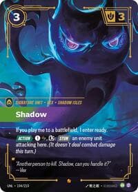Shadow - Unleashed - Riftbound: League of Legends Trading Card Game card
