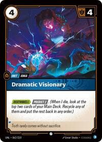 Dramatic Visionary - Unleashed - Riftbound: League of Legends Trading Card Game card