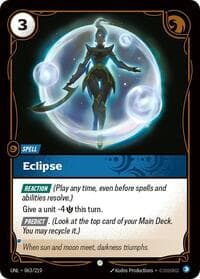 Eclipse - Unleashed - Riftbound: League of Legends Trading Card Game card
