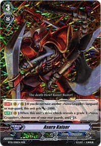 Asura Kaiser - BT01: Descent of the King of Knights - Cardfight Vanguard card
