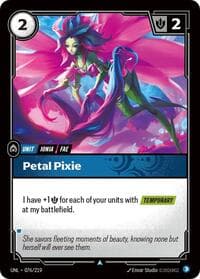 Petal Pixie - Unleashed - Riftbound: League of Legends Trading Card Game card