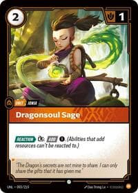 Dragonsoul Sage - Unleashed - Riftbound: League of Legends Trading Card Game card