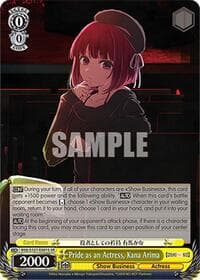 Pride as an Actress, Kana Arima (SR) - [OSHI NO KO] Vol.2 - Weiss Schwarz card