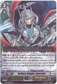 Solitary Knight, Gancelot - BT01: Descent of the King of Knights - Cardfight Vanguard card