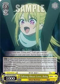 Talking About Love, Ruby - [OSHI NO KO] Vol.2 - Weiss Schwarz card