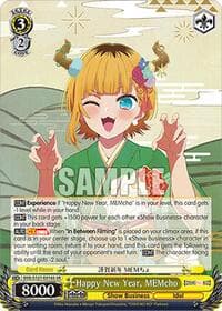 Happy New Year, MEMcho (SR) - [OSHI NO KO] Vol.2 - Weiss Schwarz card