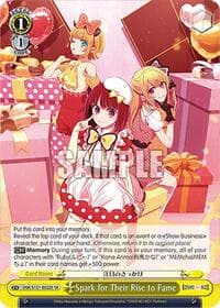 Spark for Their Rise to Fame (SR) - [OSHI NO KO] Vol.2 - Weiss Schwarz card