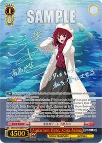 Aquarium Date, Kana Arima (SSP) - [OSHI NO KO] Vol.2 - Weiss Schwarz card