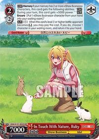 In Touch With Nature, Ruby - [OSHI NO KO] Vol.2 - Weiss Schwarz card
