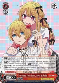 Guided Twin Stars, Aqua & Ruby - [OSHI NO KO] Vol.2 - Weiss Schwarz card