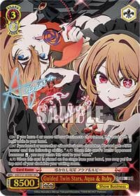 Guided Twin Stars, Aqua & Ruby (SEC+) - [OSHI NO KO] Vol.2 - Weiss Schwarz card